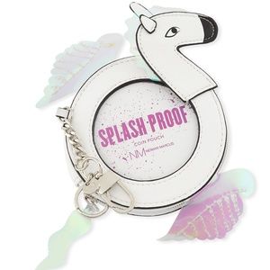 Neiman Marcus Splash-Proof Unicorn Key Coin Pouch